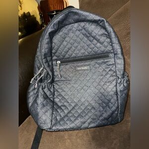 Vera Bradley Essential quilted denim backpack
